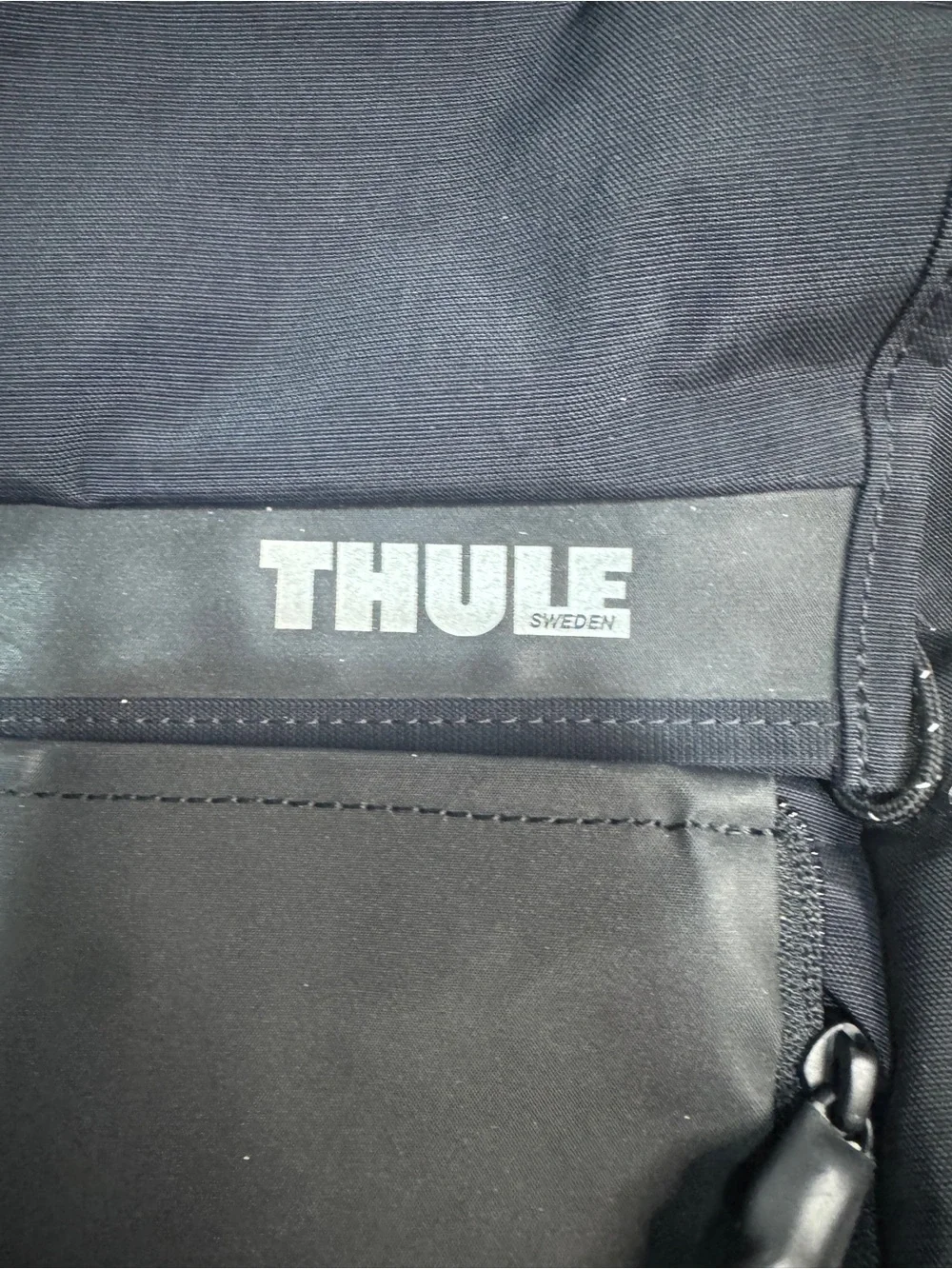 Thule Sweden Black Men's Urban Daypack with Front Zip Panel